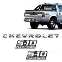 Kit Faixa Preta S10 Chevrolet 2009/2011 + Flex Power Verde