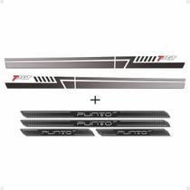 Kit Faixa Punto T-jet 2013/2016 Lateral + Soleira Protetora