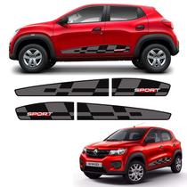 Kit Faixa Renault Kwid 2018/2019 Sport Adesivo Lateral