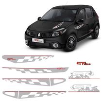 Kit Faixa Sandero Gt Line 2011 Adesivo Lateral Traseiro Capô