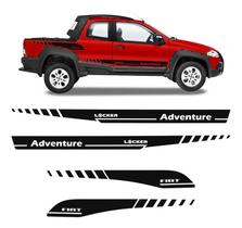 Kit Faixa Strada Adventure Locker 2008/2013 Adesivo Lateral