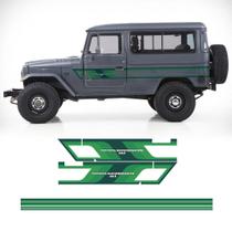 Kit Faixa Toyota Bandeirante 4x4 Adesivo Lateral Completo C
