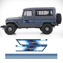 Kit Faixa Toyota Bandeirante 4x4 Adesivo Lateral Completo