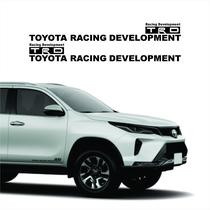 Kit Faixa Toyota Hilux Racing Development Grafite