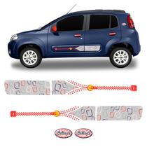 Kit Faixa Uno College 2014 Adesivo Lateral Modelo Original