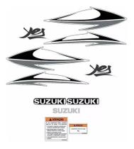 Kit Faixas Adesivo Compativel Suzuki Yes 125 2008 Grafite Kit Faixas Adesivo Compativel Suzuki Yes 125 2008 Grafite