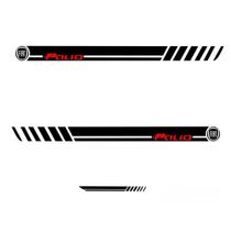 Kit Faixas Adesivo Lateral E Traseira - Palio 12 13 A 2018 Kit Faixas Adesivo Lateral E Traseira - Palio 12 13 A 2018