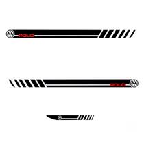 Kit Faixas Adesivo Lateral E Traseira - Polo 23 2024 2025 Kit Faixas Adesivo Lateral E Traseira - Polo 23 2024 2025