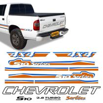 Kit Faixas Adesivos Chevrolet S10 Sertões 2004 2005 Completo Kit Faixas Adesivos Chevrolet S10 Sertões 2004 2005 Completo