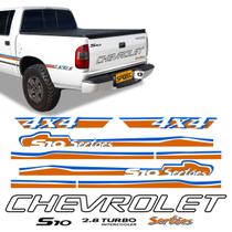 Kit Faixas Adesivos Chevrolet S10 Sertões 2004 2005 Completo Kit Faixas Adesivos Chevrolet S10 Sertões 2004 2005 Completo
