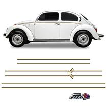 Kit Faixas/adesivos Fusca Itamar - Modelo Original Dourado