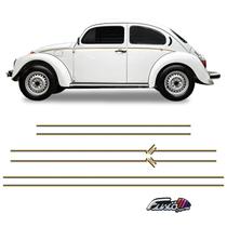 Kit Faixas/adesivos Fusca Itamar - Modelo Original Dourado Kit Faixas/adesivos Fusca Itamar - Modelo Original Dourado