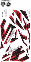 Kit Faixas Adesivos/Yamaha Xt 660 2010/2013 Vermelho Kit Faixas Adesivos/Yamaha Xt 660 2010/2013 Vermelho