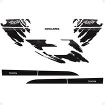 Kit Faixas Compatível Hilux Challenge Sr 4x4 2018 + Lateral