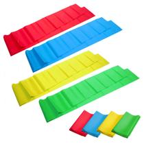 Kit Faixas Elásticas 4 Intensidades Tipo Thera Band