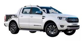 Kit Faixas Laterais Adesivo Emblema Porta Ford Ranger