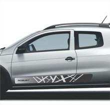 Kit Faixas Laterais Saveiro Robust 2023 Branco