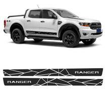 Kit Faixas Ranger Universal 2013 A 2021 Preto Kit Faixas Ranger Universal 2013 A 2021 Preto