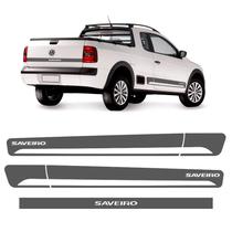 Kit Faixas Saveiro G5 G6 Adesivo Lateral E Traseiro Kit Faixas Saveiro G5 G6 Adesivo Lateral E Traseiro