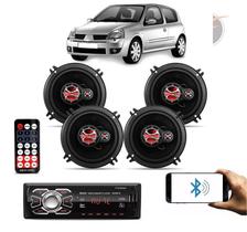 Kit Falante Foxer ClioTodos Renault 5 Pol 240W Radio KF.091R