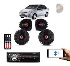Kit Falante Foxer Fiesta G3 6 e 4 Pol 240W Radio MP3 KF.071R