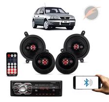 Kit Falante Foxer Gol G2G3G4 - 6 e 5 Pol 240W +Radio KF.011R