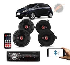Kit Falante Foxer HB20 Creta 6 Pol 240W Rms + Radio -KF.120R