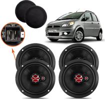 Kit Falante Foxer Ideia Siena 6 Pol C/ Tela 240W - KFT.037