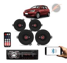 Kit Falante Foxer Toyota Todos 6 Pol 240W + Radio - KF.140R