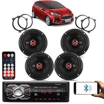 Kit Falante New Fiesta - 6 E 5 Pol 240W + Radio MP3- KF.074R