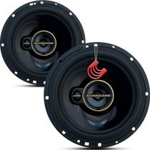Kit Falante Portas 6 polegadas 120w Triaxial Hurricane Aurum A6T Auto Som Carro Dianteira e Traseira