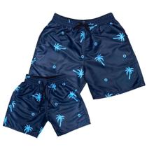 Kit Família Bermudas Moda Praia Masculina Tal Pai Tal Filho