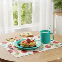 Kit Família/Escolar 20 Peças: 10 Pratos + 10 Canecas Grandes 450ml