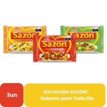 Kit Família SAZÓN Sabores para Todo Dia 3 Unidades