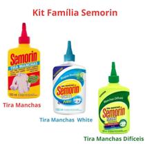 Kit Familía Semorin Tira Manchas White Maxi e o Original NFe