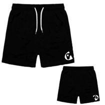 Kit Família Short Bermudas Moda Praia Masculina Tal Pai Tal Filho Amor União Verão