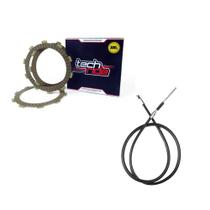 Kit FAN 125 2 Peças Disco de Embreagem + Cabo de Freio
