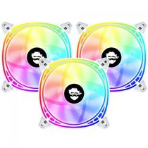 Kit Fan Com 3 Unidades Gamer Ninja Fuuton, ARGB, 120mm, White Kit Fan Com 3 Unidades Gamer Ninja Fuuton, ARGB, 120mm, White