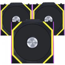 Kit Fan Com 3 Unidades Lian Li Uni Fan SL Wireless, Reverse Blade, ARGB, 120mm