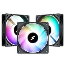 Kit Fan Com 3 Unidades SuperFrame Celler, ARGB, 120mm, Com Controladora, Black, SF-01