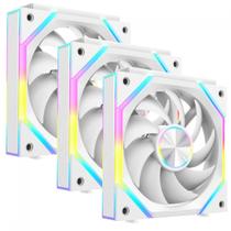 Kit Fan Com 3 Unidades SuperFrame Pulse ARGB 120mm PWM Branco SFFNPSK12AW Kit Fan Com 3 Unidades SuperFrame Pulse ARGB 120mm PWM Branco SFFNPSK12AW
