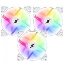 Kit Fan Com 3 Unidades SuperFrame Swift, ARGB, 120mm, White, Com Controladora SF-03, SF-03 White