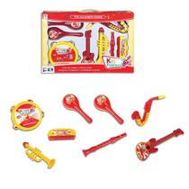 Kit Fanfarra Com Instrumentos Musicais Infantil Educativo - Fênix Kit Fanfarra Com Instrumentos Musicais Infantil Educativo - Fênix