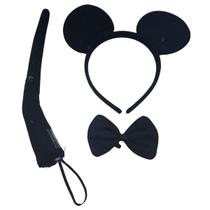 Kit Fantasia 3 Peças Animal Rato Kit Fantasia 3 Peças Animal Rato