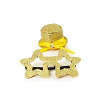 Kit Fantasia Acessórios Estrela Amarelo Festa Carnaval 02pçs 01 Unidade Cromus Kit Fantasia Acessórios Estrela Amarelo Festa Carnaval 02pçs 01 Unidade Cromus