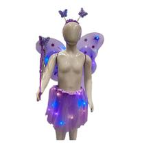 Kit Fantasia Carnaval - Borboleta - Tiara Led - Roxo - Mod:638 - 01 unidade - Rizzo Kit Fantasia Carnaval - Borboleta - Tiara Led - Roxo - Mod:638 - 01 unidade - Rizzo