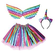 Kit Fantasia Carnaval - Unicórnio - Multicolor - 1 unidade - Cromus - Rizzo Kit Fantasia Carnaval - Unicórnio - Multicolor - 1 unidade - Cromus - Rizzo