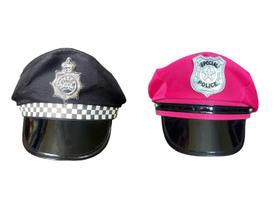 Kit Fantasia De Casal Policial Masculino E Feminino Chapéu Kit Fantasia De Casal Policial Masculino E Feminino Chapéu