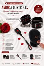 Kit Fantasia Fetiche Bdsm Luxo Com: Algema, Chibata, Venda, Mascara, Chicote, etc. Kit Fantasia Fetiche Bdsm Luxo Com: Algema, Chibata, Venda, Mascara, Chicote, etc.