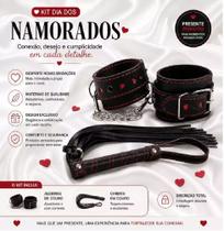 Kit Fantasia Fetiche Com: Algema, Chicote, Venda, Mascara, corda, etc.